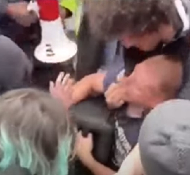 Preacher Choked Out In Seattle CHAZ By Antifa, Black Lives Matter Rioters