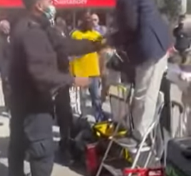 Shocking video: Christian pastor frogmarched for preaching Bible
